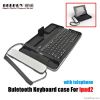 Bluetooth Aluminum Metal keyboard with telephone for ipad2