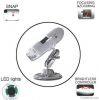 USB Digital Microscope 200X Zoom Built In 5.0MP Camera, Handheld