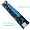 pcie riser 1x to 16x pci express riser card 60cm 3.0 USB riser pci-e converter for bitcoin mining