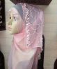 handmade diamond or embroidery headwear hijab