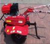 Small two wheel rotary tiller cultivator