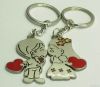 The bridegroom and bride lover keychain