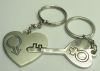 The bridegroom and bride lover keychain