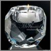 Clear crystal glass candleholder , candlestick