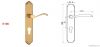 brass door handle-(H-DH)series