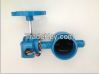 Grooved butterfly valve