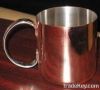 aluminium cup/ mug with plating