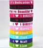 silicone bracelet, silicone wristband