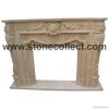 Hand Carved Beige Marb...