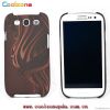 newest design watertransfer and oil sprayed case for samsung galaxy s3