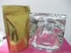 stand up zipper noni bags with clear front back foil