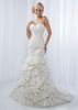 2013 Quality Assurance Sexy A-Line Strapless Lace Ruche Wedding dress