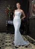 2013 New Sexy Strapless Beaded Lace Train White Mermaid Dresses