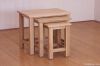 Oak Nest of Three Coff...