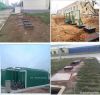 package shower and  tiolet domestic sewage treatment plant