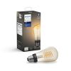 White ST19 LED 40W Equivalent Dimmable Wireless Edison Smart Light Bulb with Bluetooth