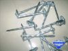 Twisted or smooth shank umbrella head electro galvanized roofing nail