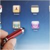 New Aluminium Alloy Stylus Touch Pen for iPad/iPad 2 (Gold)