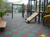 Playground rubber floor