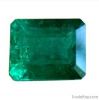 Emerald cut cabochon gemstones top color&cut Emerald Essence