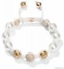 shamballa pearl bracelet womens fashion charm bracelet white pearl