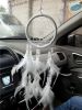 11cm DIA Dream Catcher Decor Car Home Decoration Party and Christmas Decorations White Feather Indian Dream Catcher