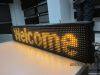 Poos P10 single yellow led sign SD-P10-1-Y