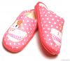 Lovely plush women indoor eva slipper