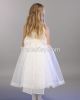 Fashion Girls White Flower girls dress 1pcs drop shippi