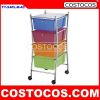 Multi-Color X-Frame 3 - Drawer Trolley (Storage Cart)