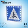 Aluminum Solar Pedestrian Sign Board