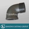 Black banded malleable iron pipe fittings AS Per Bs143