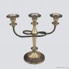 Metal candle holder candelabra holiday decoration