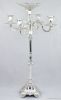 Metal candle holder candelabra holiday decoration