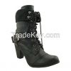 Women Medium Heel Soft Insole Buckle Boots for Winter