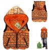 2014 New Winter Clothes for Kids Children Down Vest Geometry Print Warm Clothes Korean Style