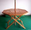 Wooden octagonal table