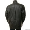 Men's Leather Coat in Black Ostrava