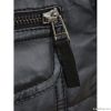 Mens Black Leather Puf...