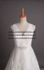 2013 New A line Beautiful Lace Applique Wedding Dress 003