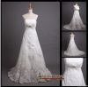 2013 New A line Beautiful Lace Applique Wedding Dress 005