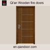 Wooden fire door