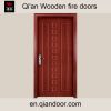 Wooden fire door