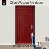 Wooden fire door