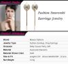 Fashion Swarovski Chinese Knot Drop Crystal Earring Jewelry