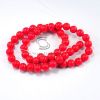 8mm round bead coral semi-precious stone for fashion jewelry DIY