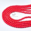 8mm round bead coral semi-precious stone for fashion jewelry DIY