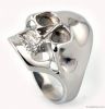 stainless steel men ring jewelry skull rings design