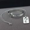 Fashion  stainless steel cuff bangle jewelry for men and women  animal bangle style