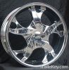 aluminum/chrome rims